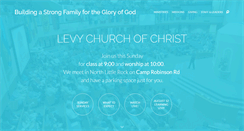 Desktop Screenshot of levychurchofchrist.org